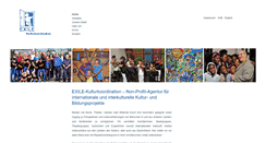 Desktop Screenshot of exile-ev.de